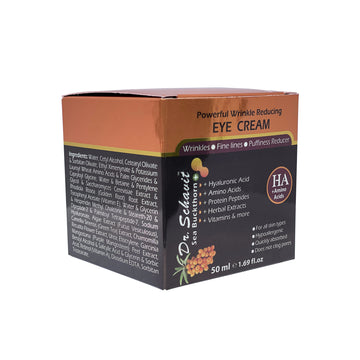 DR. SCHAVIT Eye Cream for Wrinkles - Effective Under Eye Cream for Dark Circles and Puffiness with Sea Buckthorn, and Hyaluronic Acid